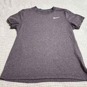 Nike Dri-Fit Tee M Purple Heather Athletic Running Workout Performance Top M